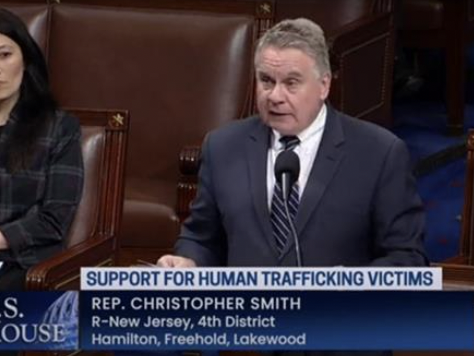 House Overwhelmingly Passes Smith’s Legislation to Combat Human Trafficking